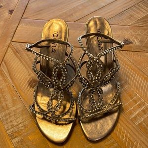 Icora Rhinestone Dress Heel